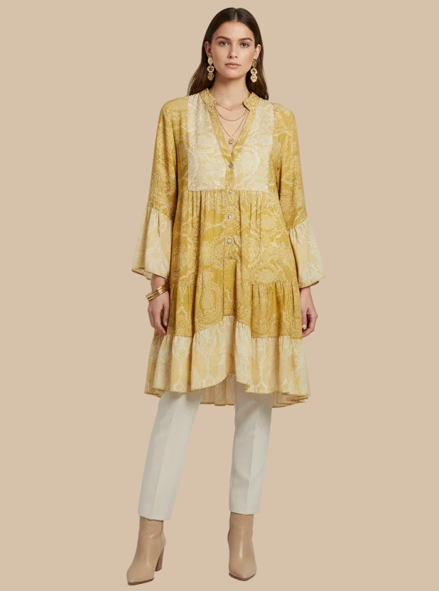 Italian Viscose Dress for Women – Soft Flow | Made in Italy | RARE SHION