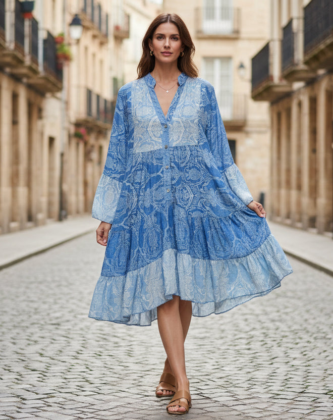 Italian Viscose Dress for Women – Soft Flow | Made in Italy | RARE SHION