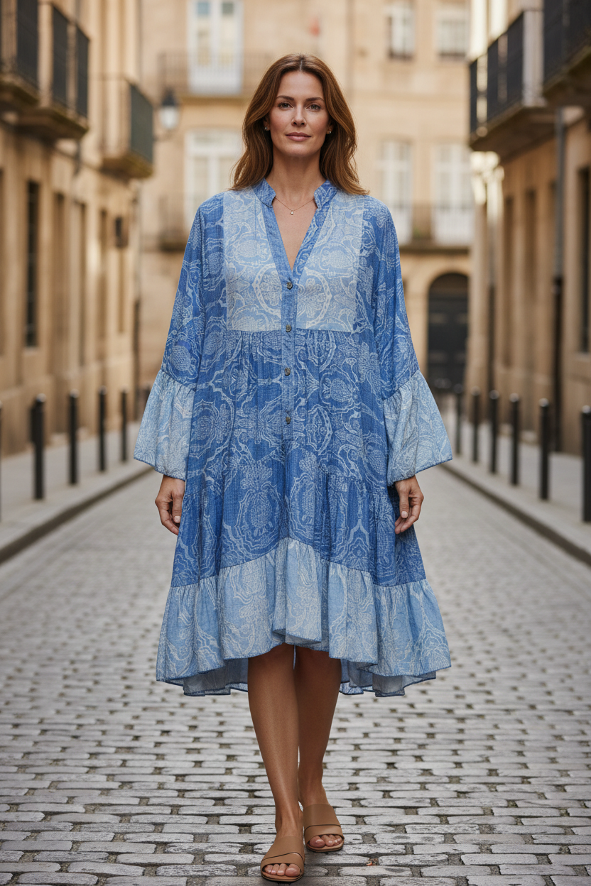 Italian Viscose Dress for Women – Soft Flow | Made in Italy | RARE SHION